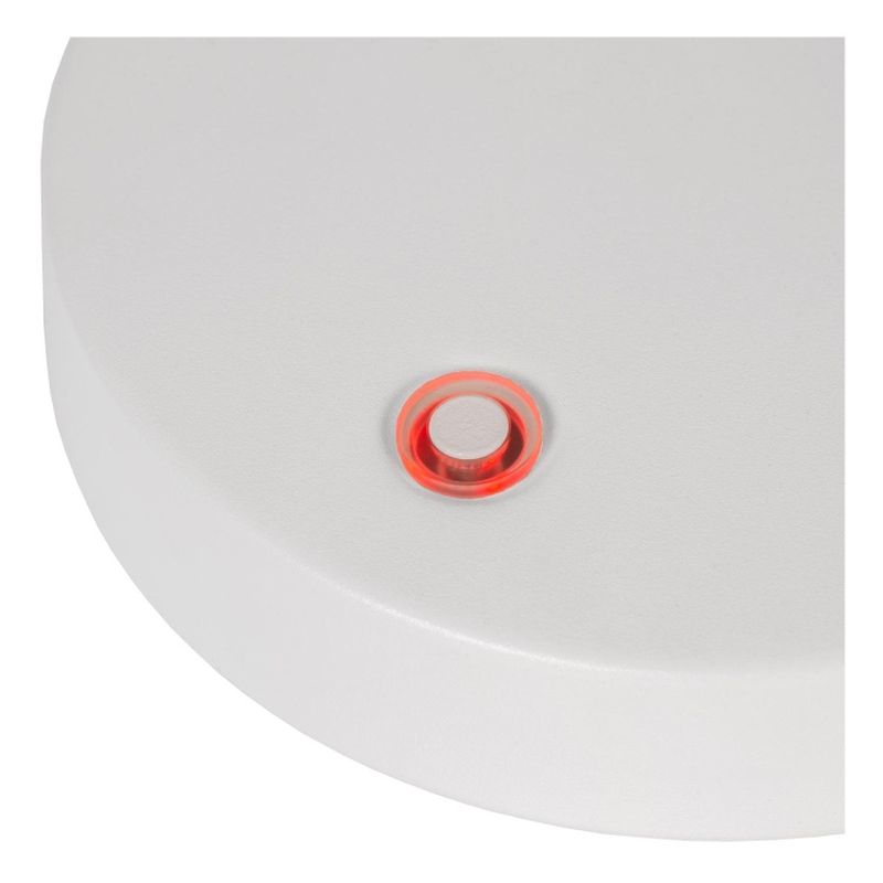 Lucide TIPIK - Nabíjacia stojanová lampa na čítanie - Batéria - LED Dim. - 1x3W 2700K - 3 StepDim - Biela